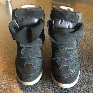 Isabel Marant Beckett calfskin shade sneakers